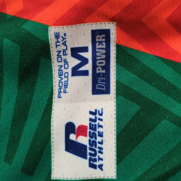 NWT Russell Athletics Rattlers Sublimated Dri-Power #17 Jersey M Green - Picture 3 of 16